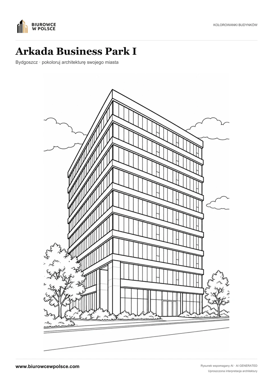 Kolorowanka Arkada Business Park I — Bydgoszcz