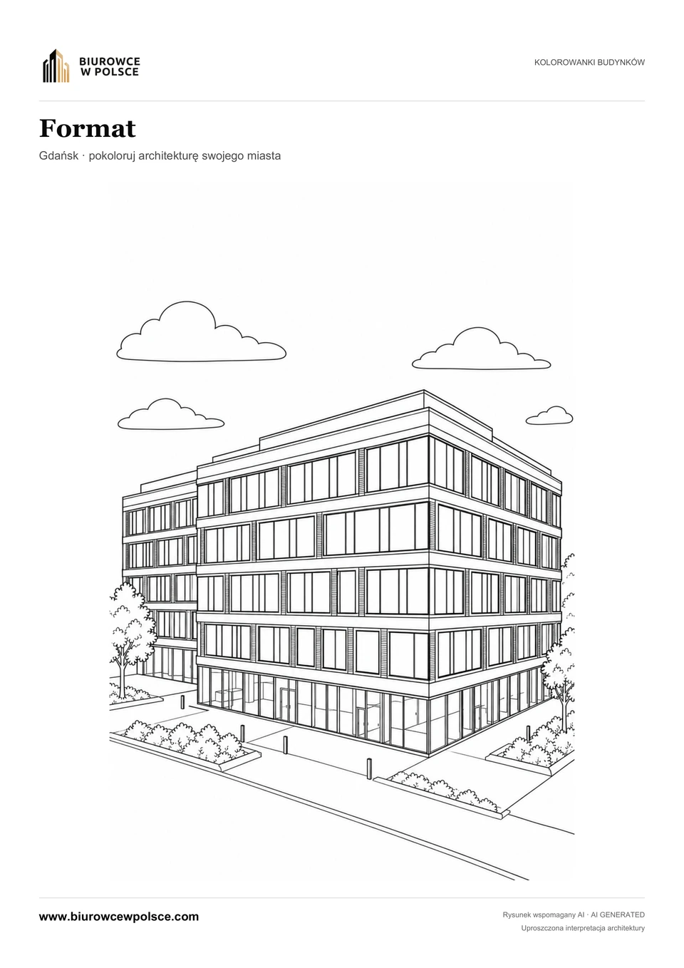Kolorowanka Format — Gdańsk