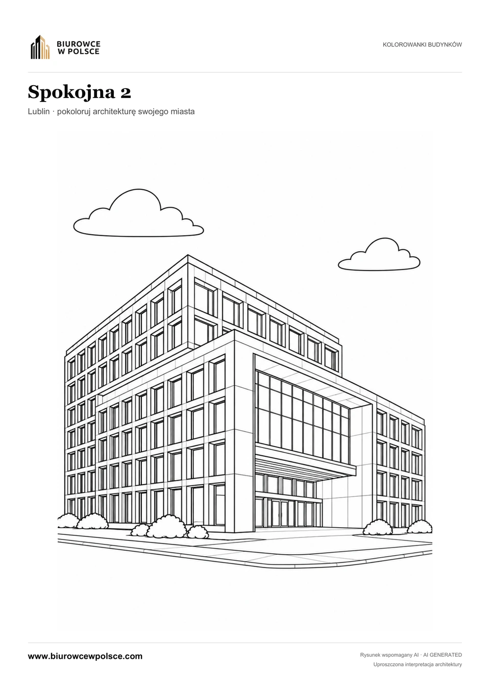 Kolorowanka Spokojna 2 — Lublin